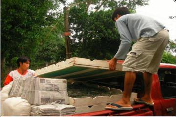 Delivery of silkworm and other necessary inputs to silkworm farmers.