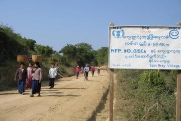 The improvement of road quality helped the local villagers to have access to basic social service such as medical care and education. 
